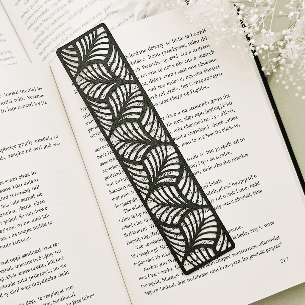 Leaf Pattern Bookmark - Unisculp