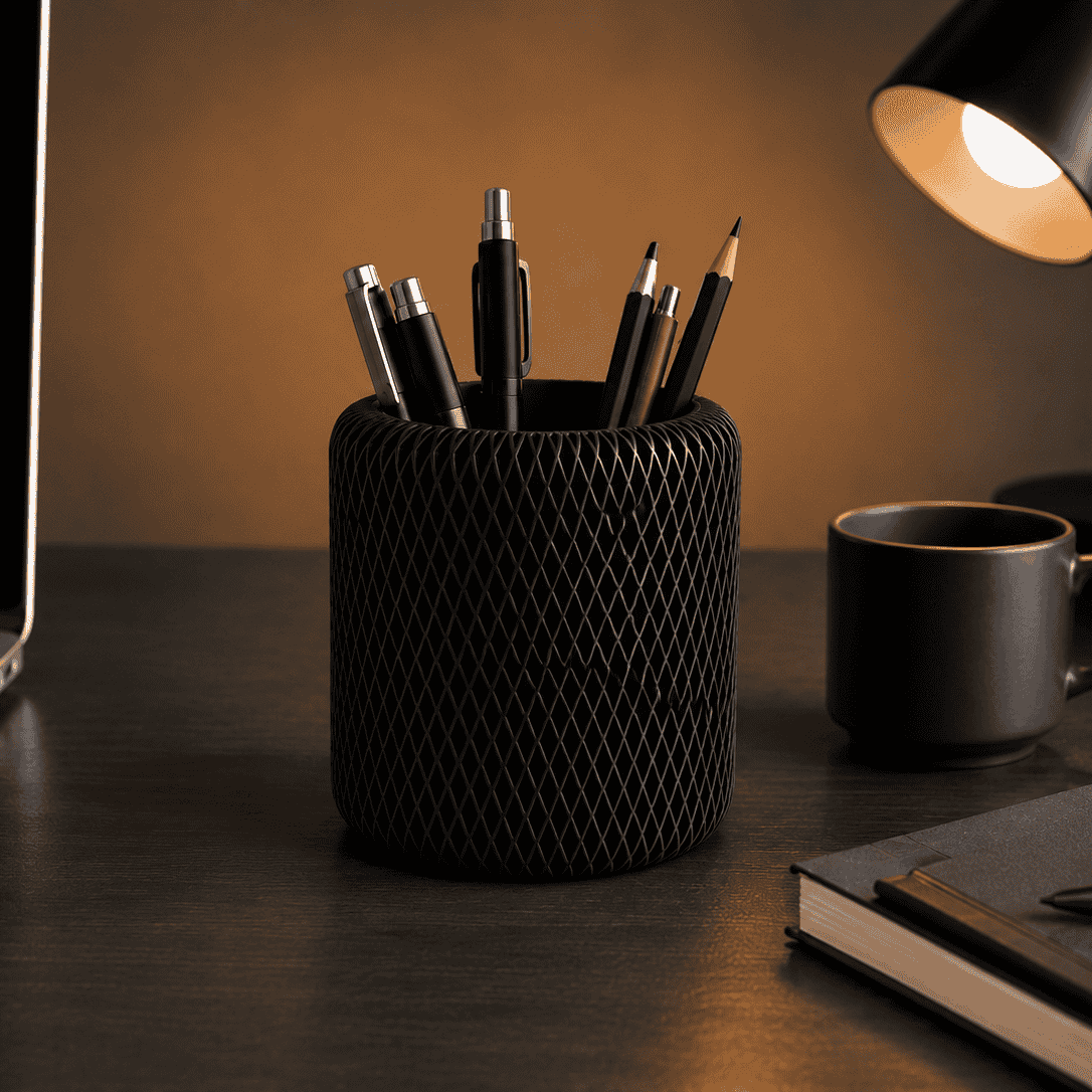 Modern Pen Holder - Unisculp