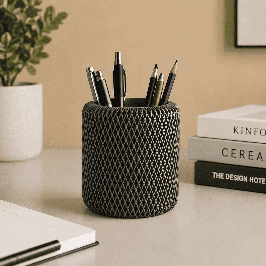 Modern Pen Holder - Unisculp