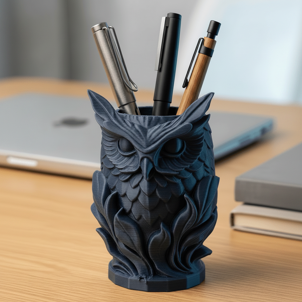 Owl Pen Holder - Unisculp