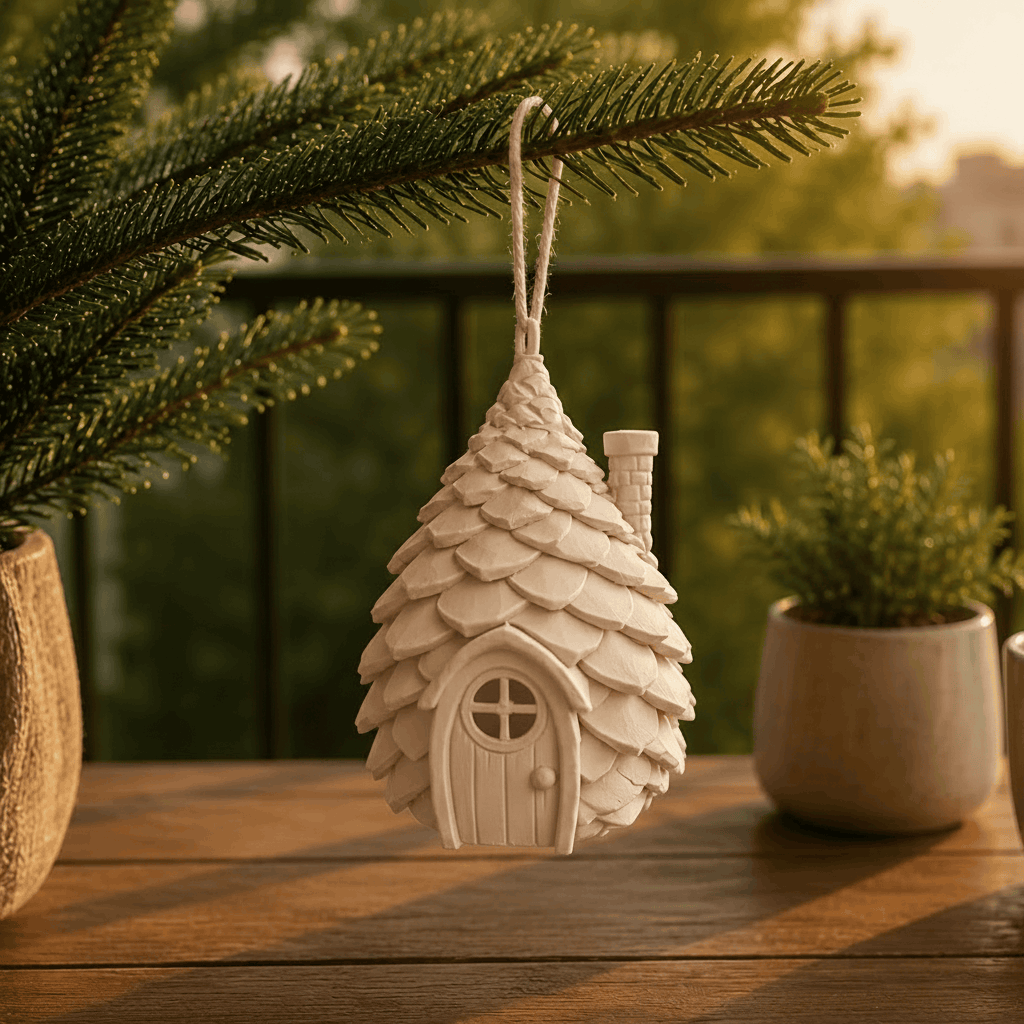 Pinecone Cottage tealight - Unisculp