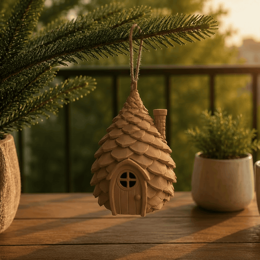 Pinecone Cottage tealight