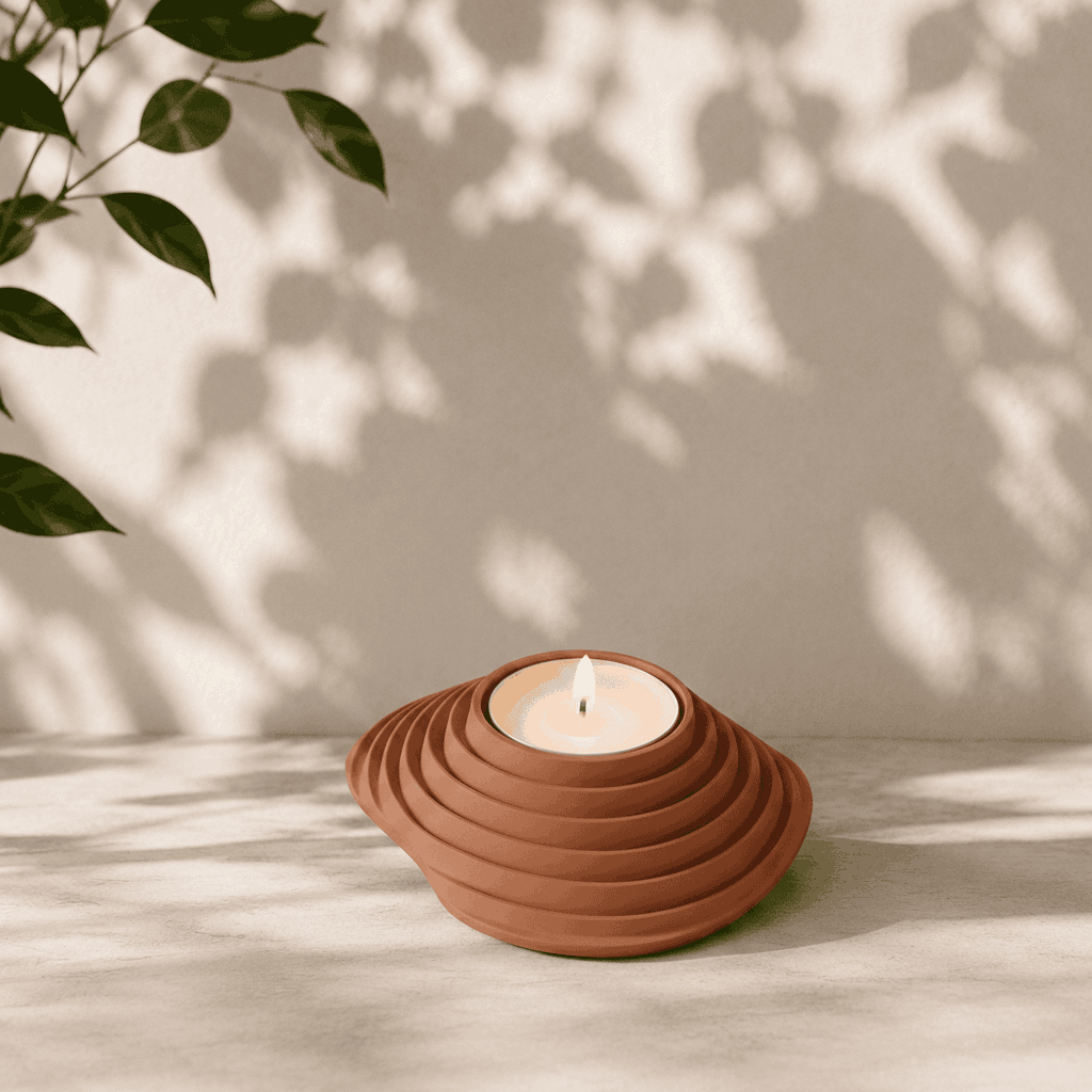 Serene Glow Diya-Pack of 3 - Unisculp