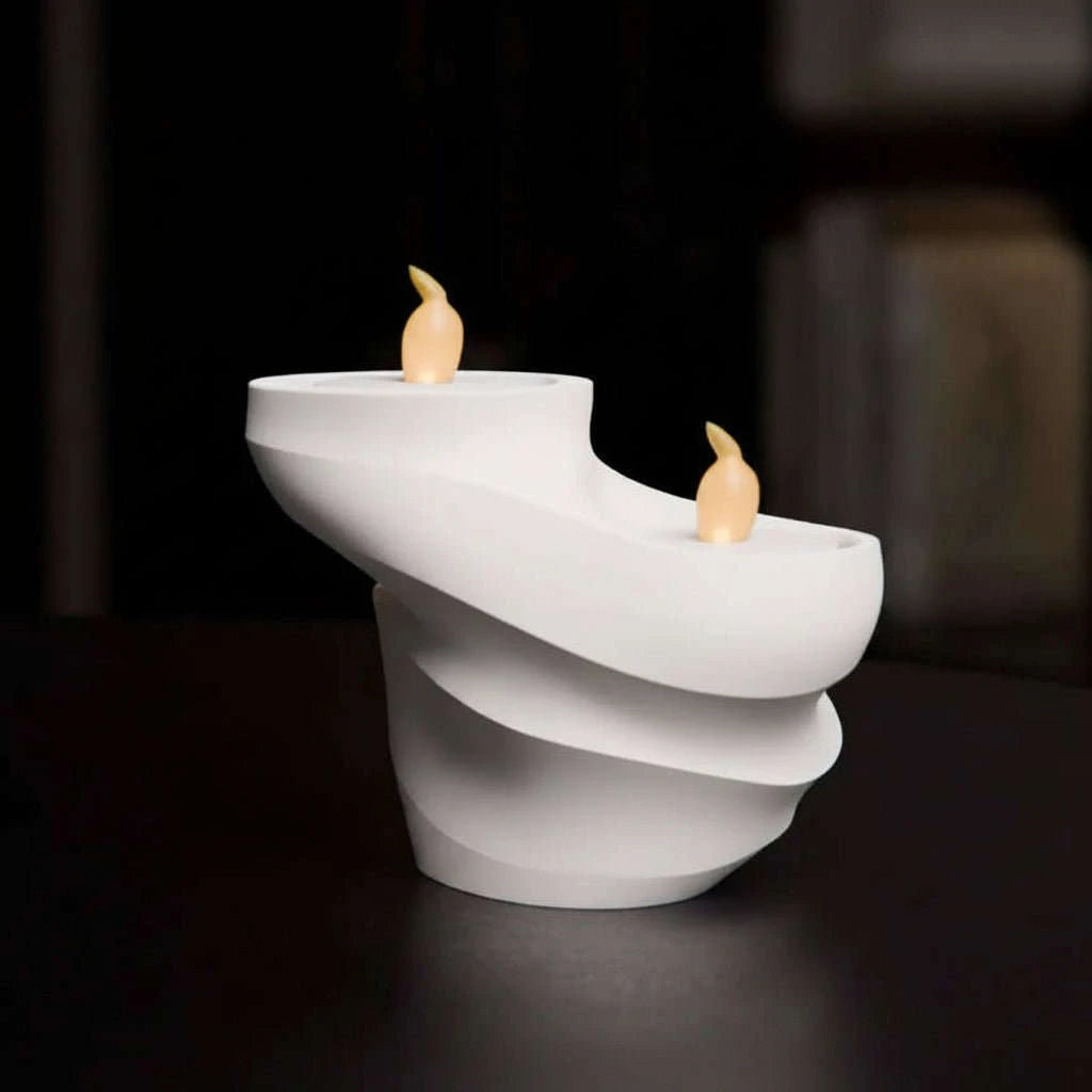 Spiral Diya - Unisculp