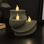Spiral Diya - Unisculp