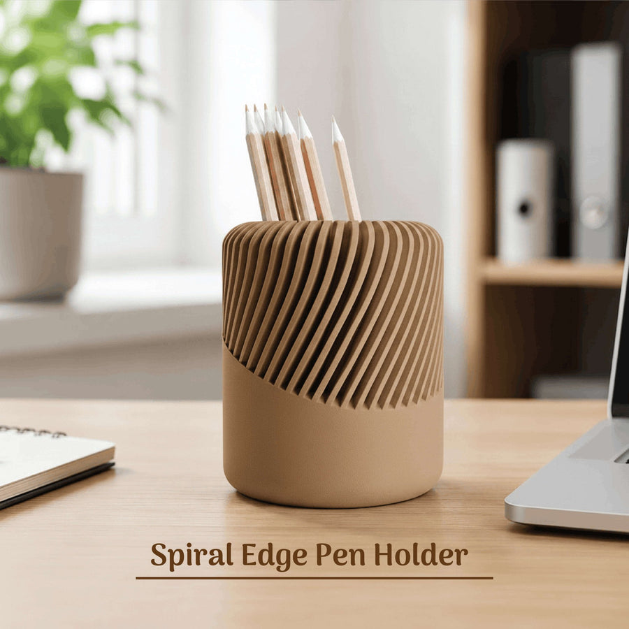 Spiral Edge Pen Holder